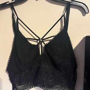 Elegant Black Lace Bralette